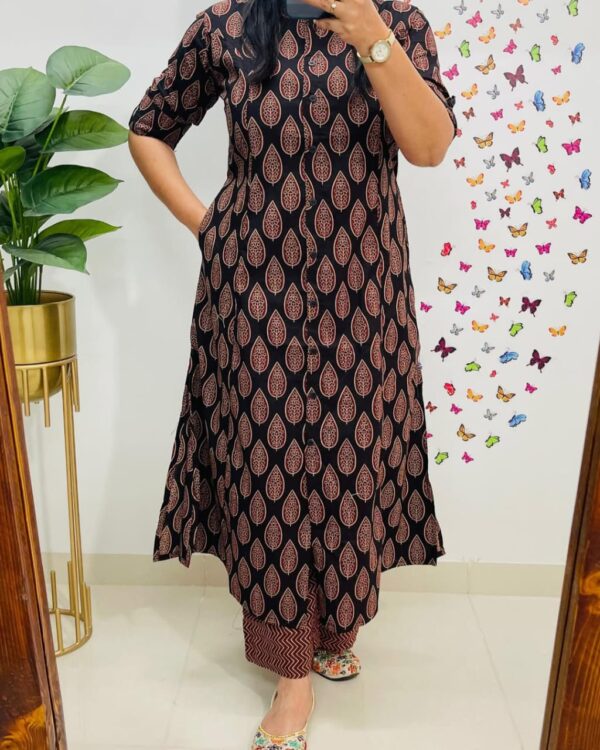 WOMES PARTY WEAR AND FORMAL ALL TIME SUITED KURTIS 3 PIECE SET FOR WOMENS (ROYAL)
