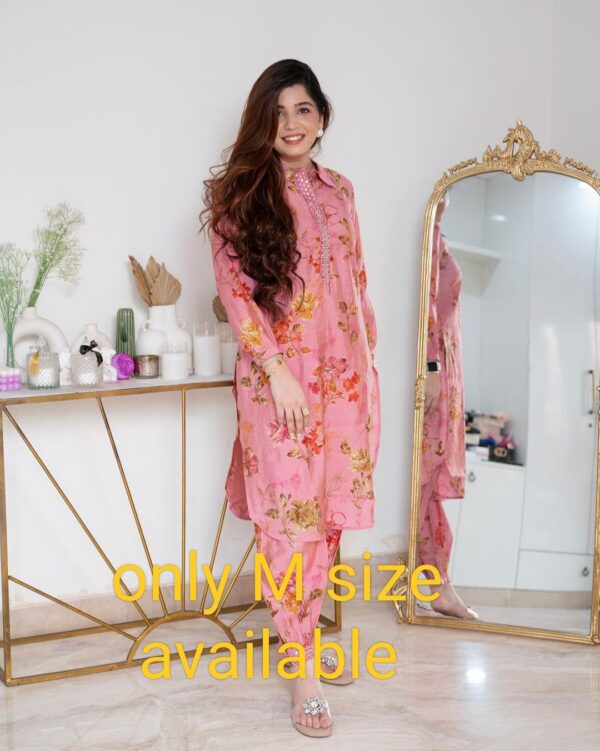 WOMES PARTY WEAR AND FORMAL ALL TIME SUITED KURTIS 3 PIECE SET FOR WOMENS (ROYAL)