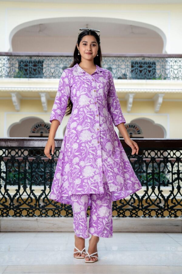 WOMES PARTY WEAR AND FORMAL ALL TIME SUITED KURTIS 3 PIECE SET FOR WOMENS (ROYAL)