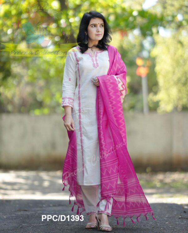 WOMES PARTY WEAR AND FORMAL ALL TIME SUITED KURTIS 3 PIECE SET FOR WOMENS (ROYAL)