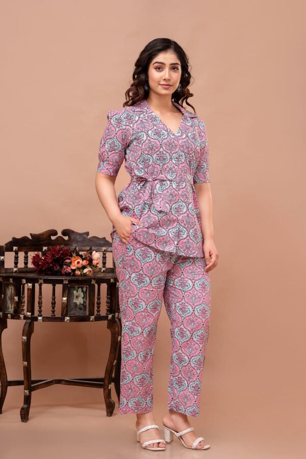 WOMES PARTY WEAR AND FORMAL ALL TIME SUITED KURTIS 3 PIECE SET FOR WOMENS (ROYAL)