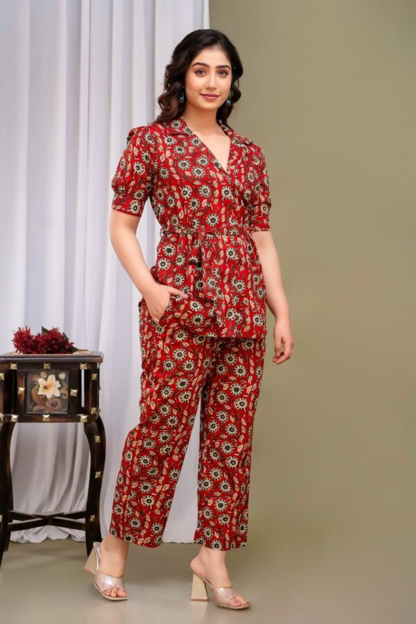 WOMES PARTY WEAR AND FORMAL ALL TIME SUITED KURTIS 3 PIECE SET FOR WOMENS (ROYAL)