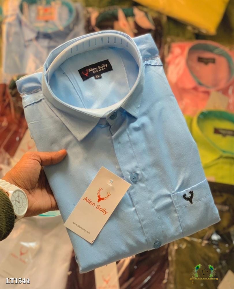 ALLEN SOLLY MENS PREMIUM SHIRTS SINGLE PIECE