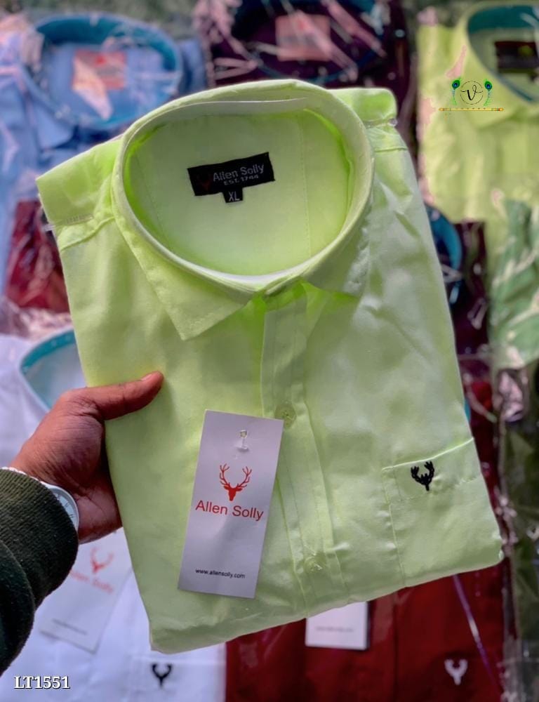 ALLEN SOLLY MENS PREMIUM SHIRTS SINGLE PIECE