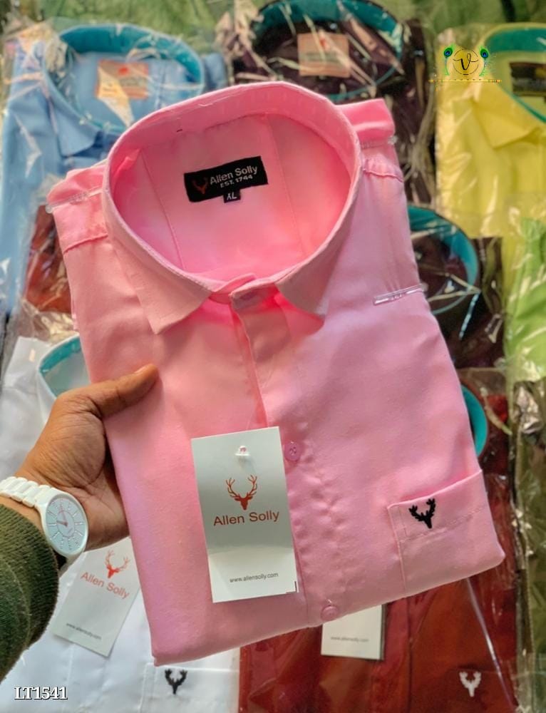 ALLEN SOLLY MENS PREMIUM SHIRTS SINGLE PIECE