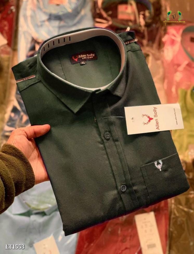 ALLEN SOLLY MENS PREMIUM SHIRTS SINGLE PIECE