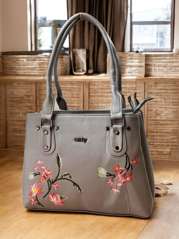 Square Flap Shoulder Bag (Brown)