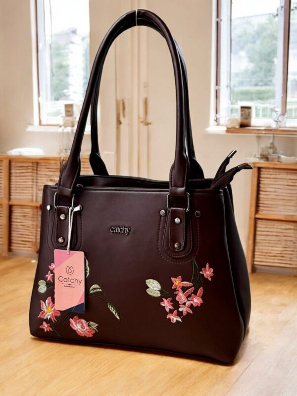 Square Flap Shoulder Bag (Purple)