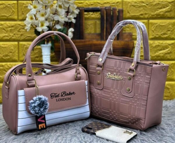 Small Flap Shoulder Bag (Brown) PACK OF 2