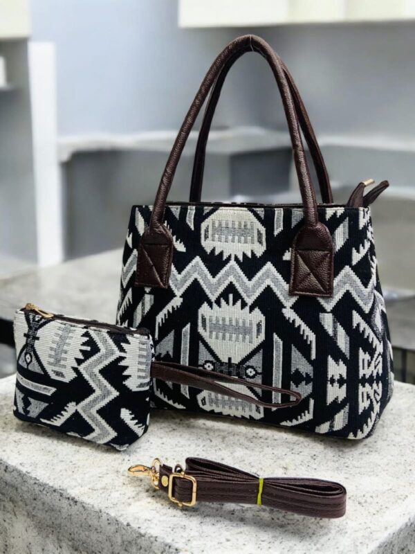 Black Embossed Crossbody Bag (Alternate Style)