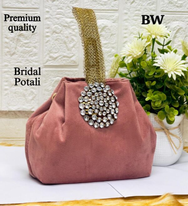 Brown and White Chevron Pattern Crossbody