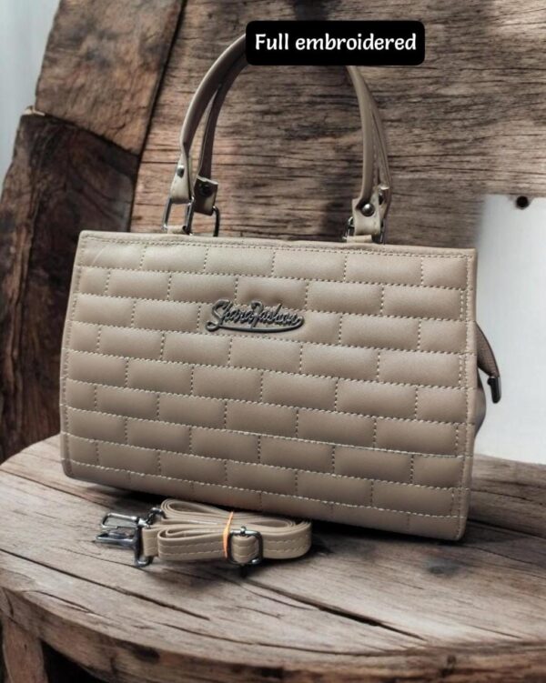 Pink Woven Front Flap Shoulder Bag Handbags