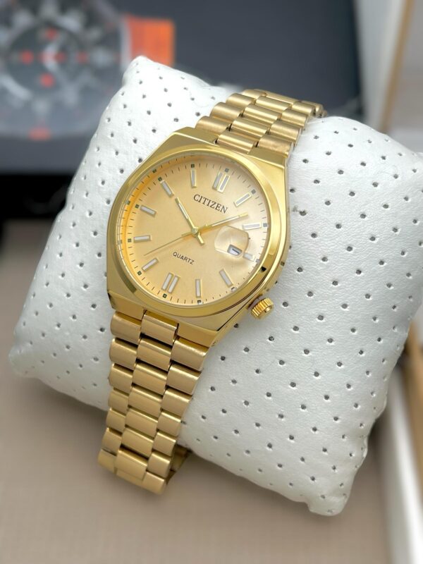 CITIZEN CIRCLE DIAL MENS DAILY WEAR PREMIUM WATCH STAINLESS STEEL