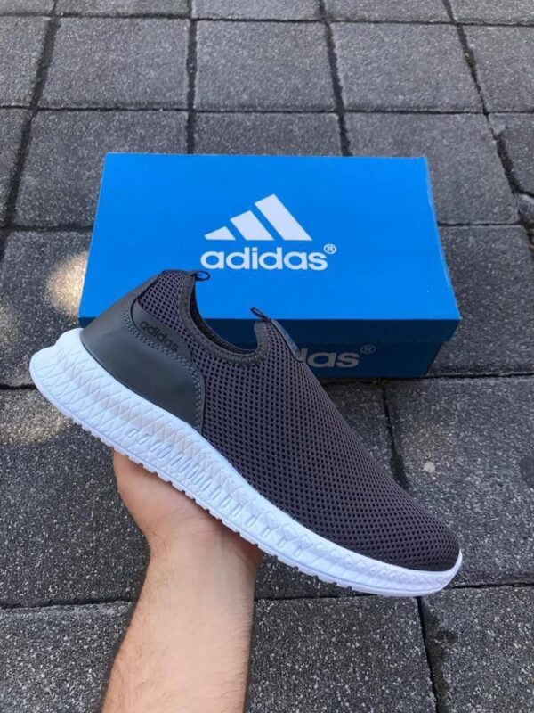 Adidas Slip-On Running Shoes (Dark Grey)