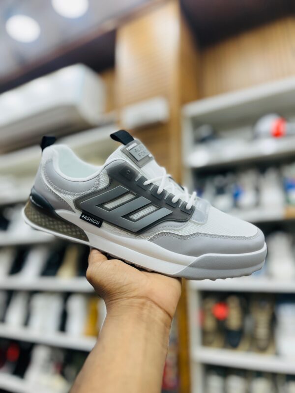 Fashion Sneakers (White/Grey/Black)
