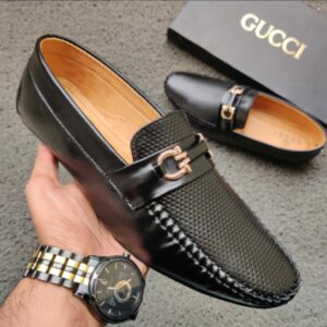 Gucci Loafers (Black Perforated)