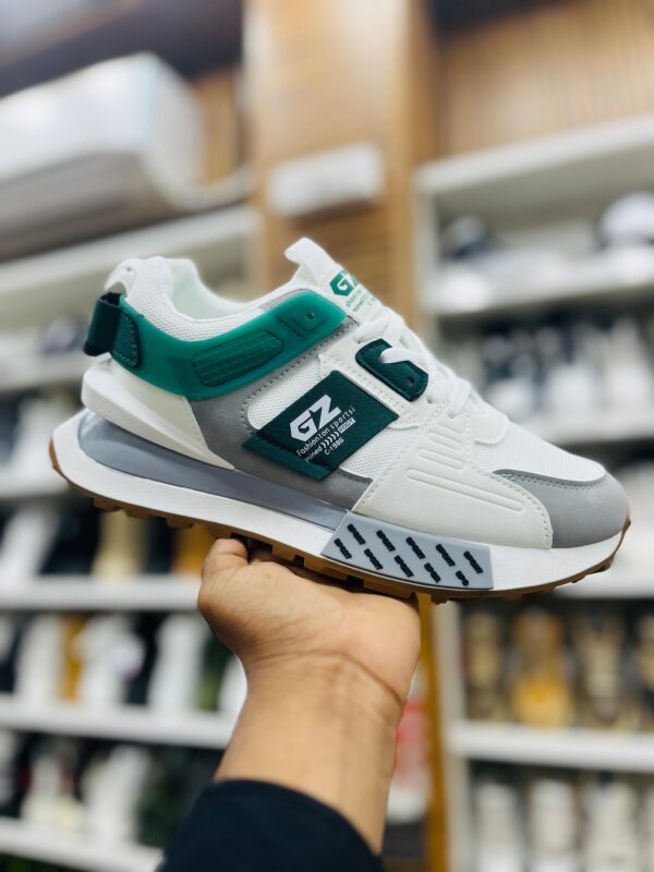GZ Fashion Sports Shoes (White/Green)