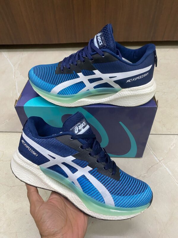 Asics Metaspeed Sky Running Shoes (Blue/White)