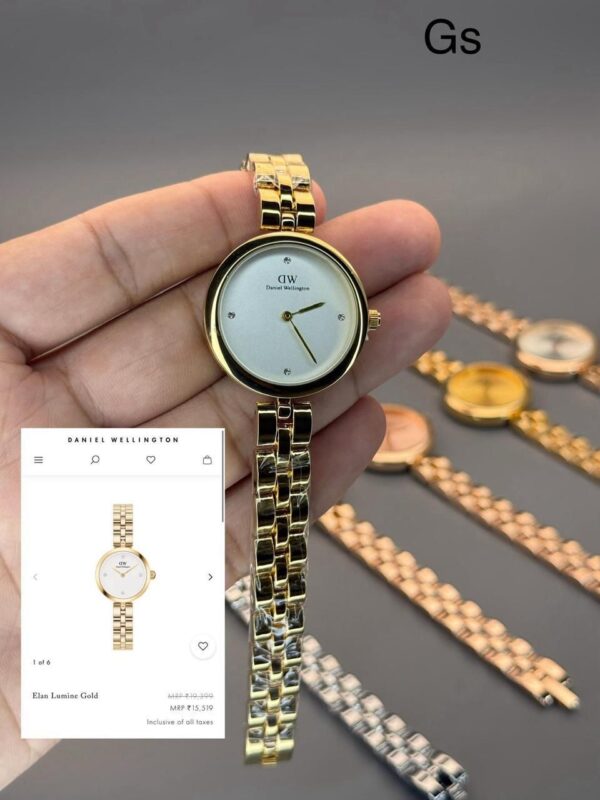 DANIEL WELLINGTON SQAURE DIAL DAILY WEAR WOMENS WATCHES STAINLESS STEEL