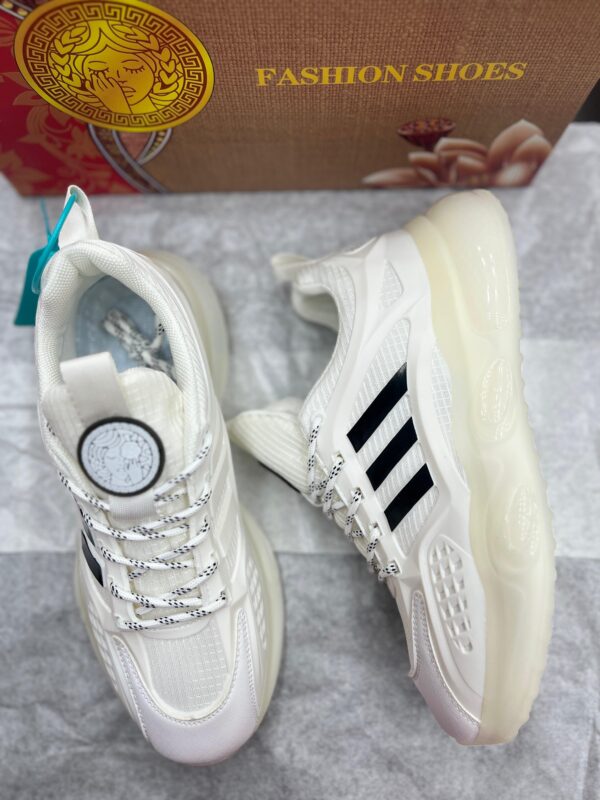 Vasechikaci Fashion Shoes (White/Black Stripes)