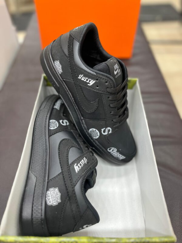 Stussy Nike Style Sneakers (All Black)
